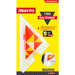 Aristo Geodreieck 16 cm mit Geosaver Geodreieck 1552 mit Geosaver Image