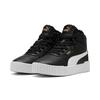 Sneaker PUMA "CARINA 3.0 MID WTR PS", Gr. 33, schwarz-weiß (puma schwarz, puma weiß), Synthetik, sportlich, Schuhe