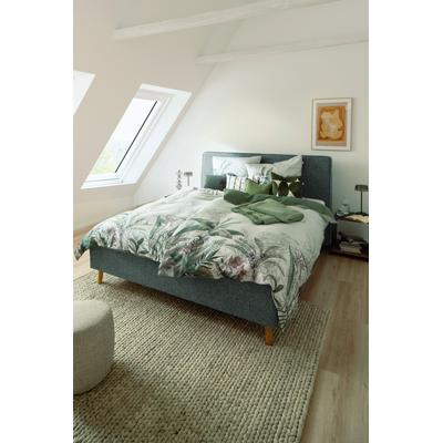 Wendebettwäsche "Tropical", grün, B/L: 135cm x 200cm, Satin, B/L: 80cm x 80cm, Satin, Obermaterial: 100% Baumwolle, SCHÖNER WOHNEN-KOLLEKTION, Bettwäsche, aus 100% Baumwolle Image