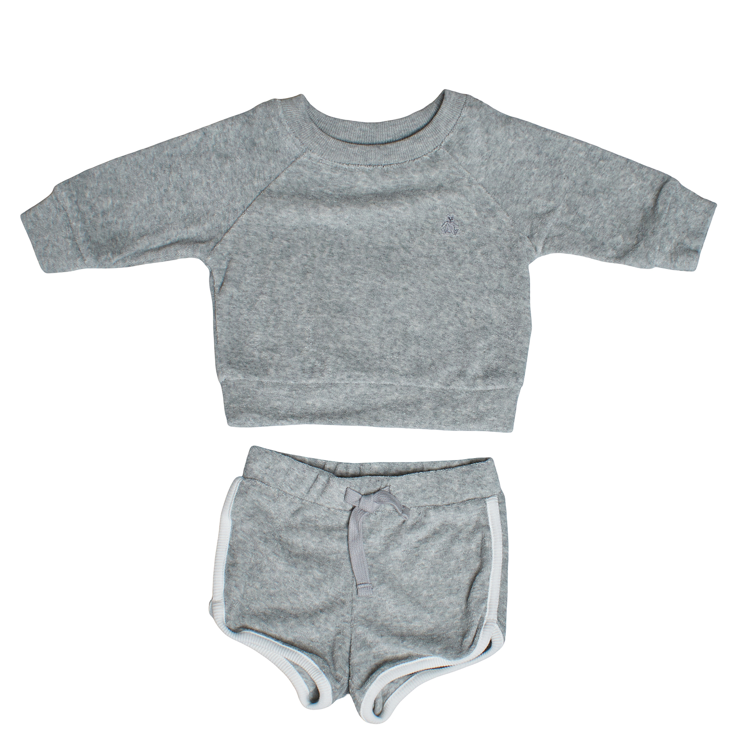 869467 Fleece-Sweatshirt und Shorts-Set für Baby-Jungen