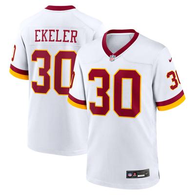 Washington Commanders Nike Game Sekundär Ausweichtrikot - Weiß - Austin Ekeler - Herren Image