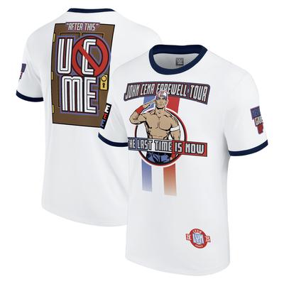Weißes John Cena Farewell Tour 2025 Lyon T-Shirt für Herren Image