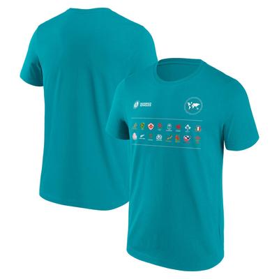 Rugby-Weltmeisterschaft 2025 – All Nations-T-Shirt für Damen – Blau – Unisex Image