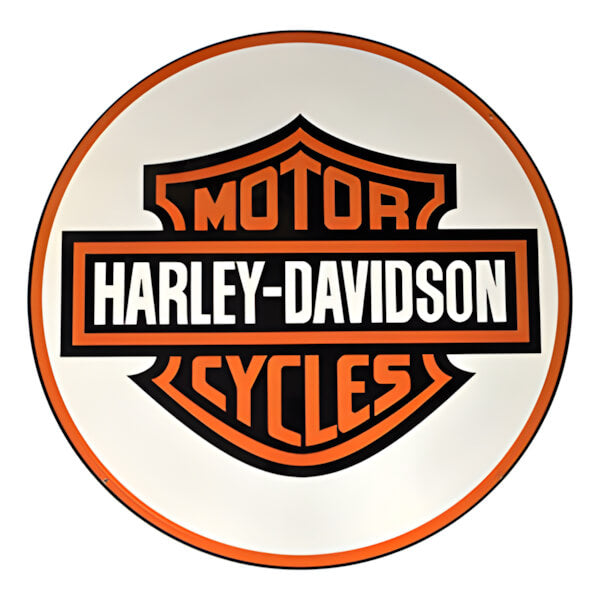 PERGL Harley Davidson Motorcycles 36-Inch Metal Sign