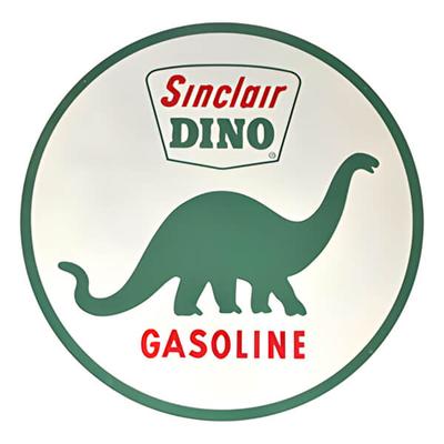 PERGL Sinclair Dino Gasoline 36-Inch Metal Sign