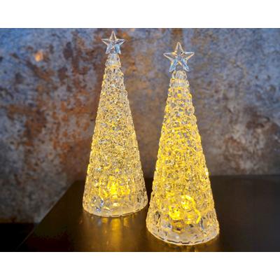 Sompex »Glamor« Tischleuchte Weihnachtsbaum 33x12,5 cm / rot Image