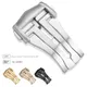 Fibbia per orologio in acciaio inossidabile per chiusura deployante Omega Cinturino in gomma in pelle con bottone a farfalla Fibbia pieghevole 16mm 18mm 20mm
