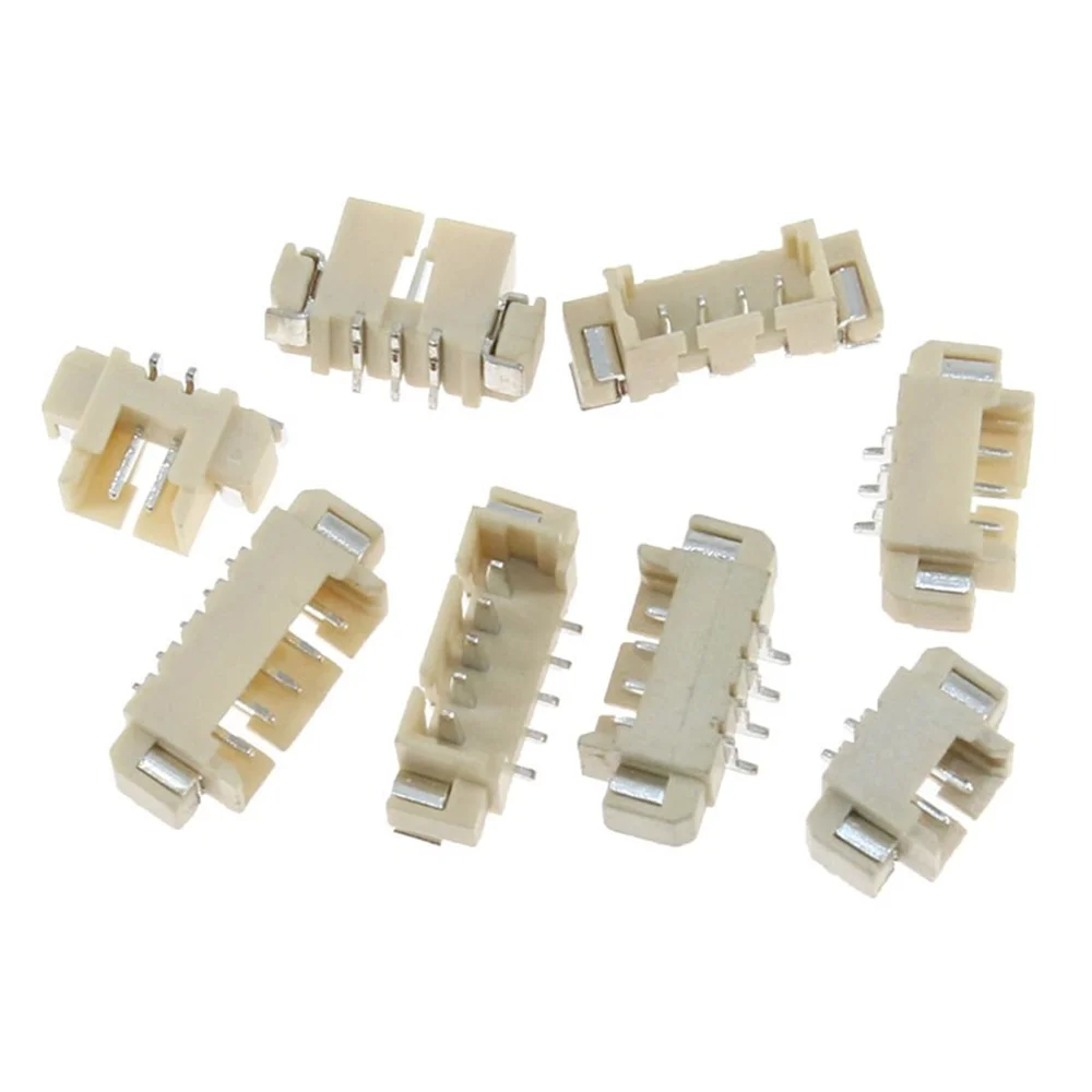 20/50PCS JST1.25 SMD SMT 1,25 MM Pitch Männlich Pin Header Vertikale/Horizontale stecker 2P/3P/4P/5P/6P/7P/8P/10P Für PCB Board Image