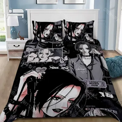 Anime Duvet Cover Pillowcase Bedding Set Adult Boy O-Osaki NANA Girl Bedroom Decoration Children Gift Single Double Large Size