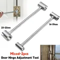 Mixed-2PCS Strumento di regolazione cerniera porta 14-19MM/23-25MM Chiave di riparazione cerniera porta, chiave di regolazione gap cerniere porta bullone rotondo