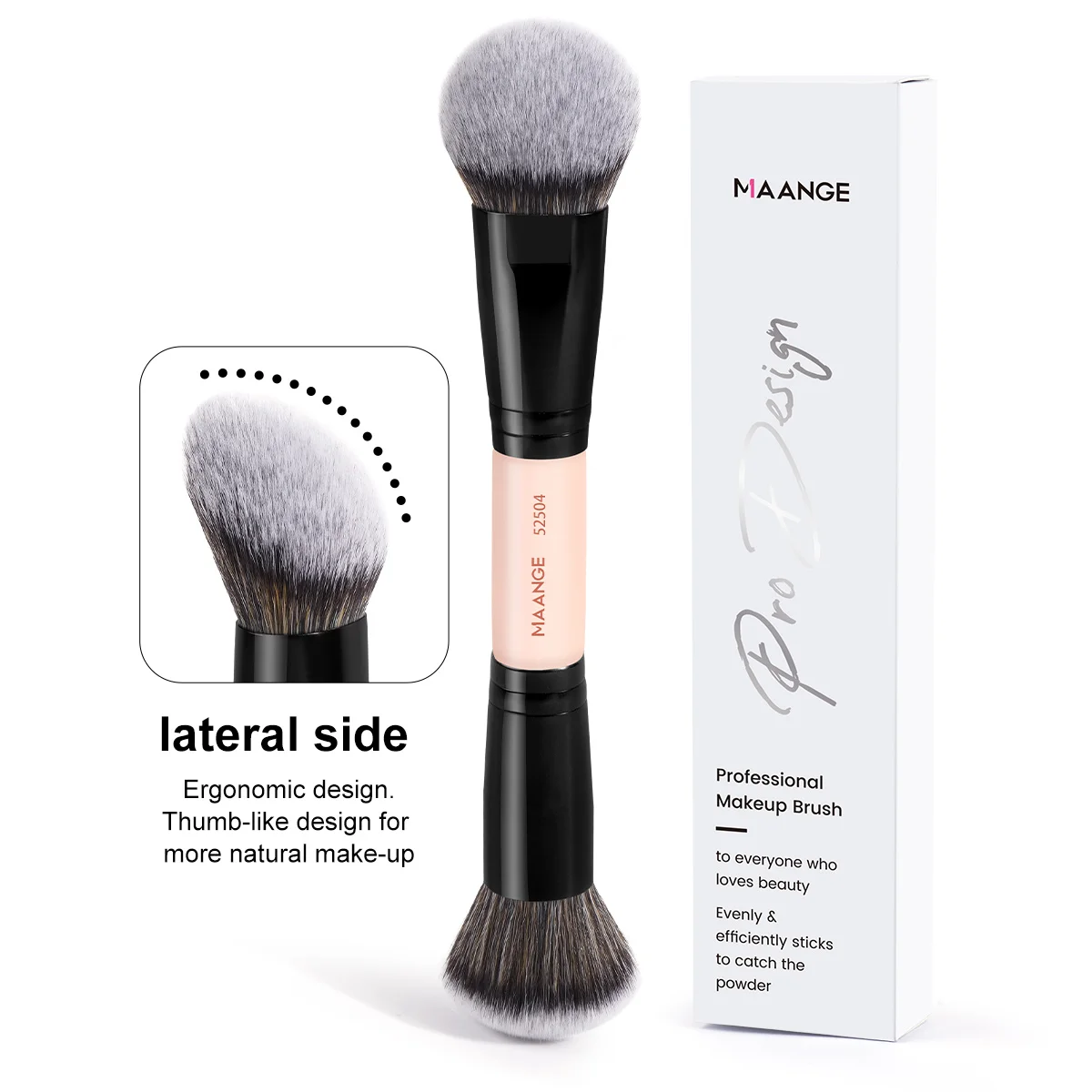 MAANGE Professioneller Foundation-Make-up-Pinsel, weiches, dichtes Haar für Puder, flüssige Creme, Kosmetik, Blending Beauty-Tool, Premium-Geschenk