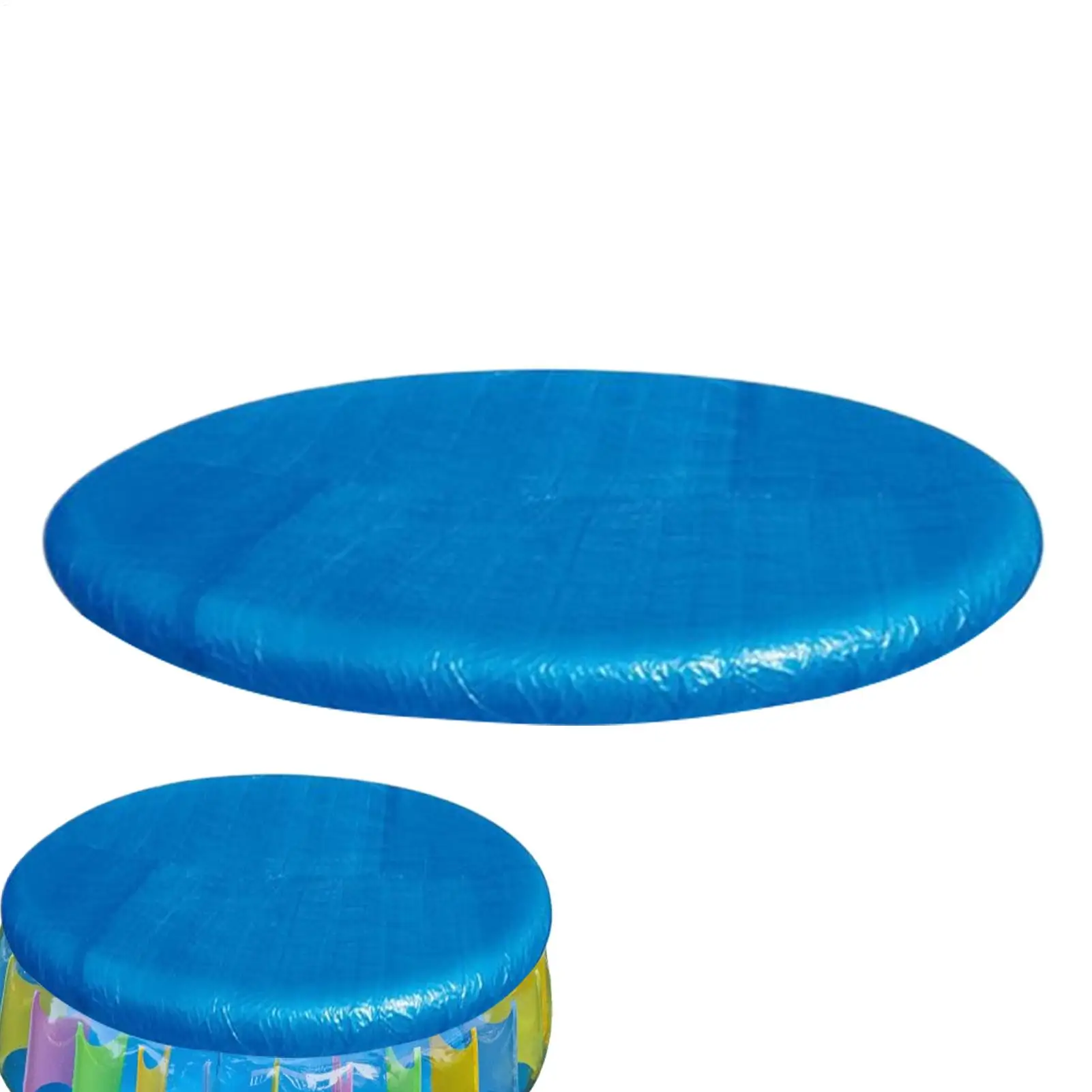 Couverture de piscine ronde couverture de piscine ronde protecteur de couverture de piscine 6FT/8FT baignoire de piscine d'été couvertures anti-poussière couvercle de protection