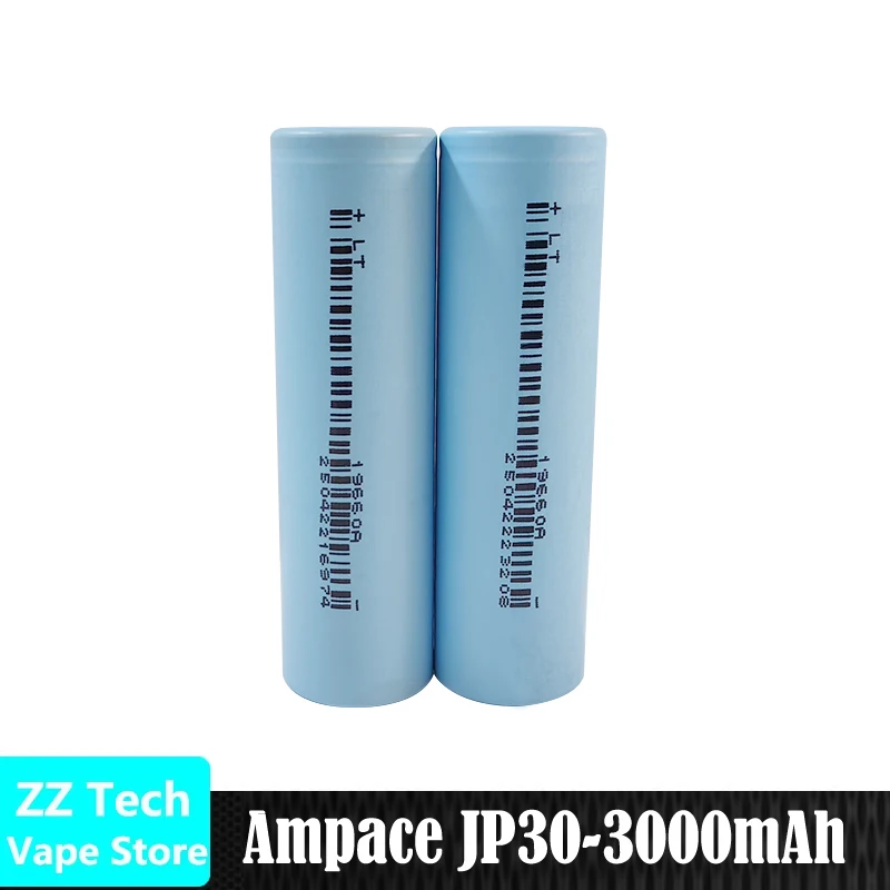 1–20 Stück Ampace JP30 18650 Akku 3,7 V 3000 mAh wiederaufladbare Batterien 2,6 Ohm-3,6 Ohm High Drain Li-Ionen-Zelle Max Pluse 140 A Image