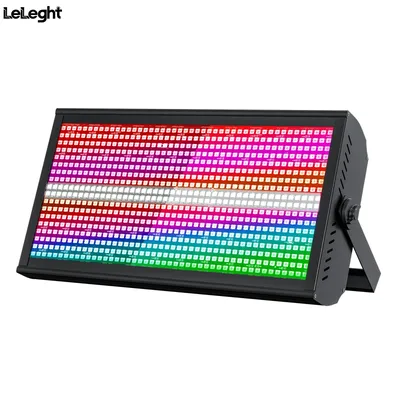 Leleght 768PCS * 0.5W Three-in-One Color Mixing Rainbow Effect Lighting DMX512 LED Projection Light Building Exterior Wall Light