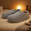 Unisex Winter Hausschuhe Männer Schuhe Loafer Warme Innen Pelz Schuhe Männer Casual Flache Licht Weiche Walking Paar Schuhe Frauen Schuhe