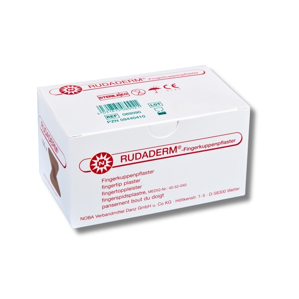 Noba Rudaderm Fingerkuppenpflaster, 1 x 100 Stück, PZN 09440410 Image