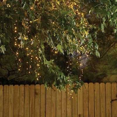 LED Outdoor Tree Cascade Light Set - Ballard Designs