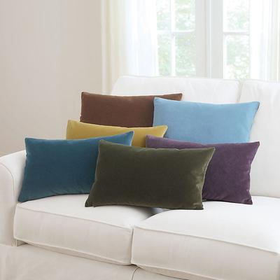 Queens Velvet Pillow Cover - Maroon 20