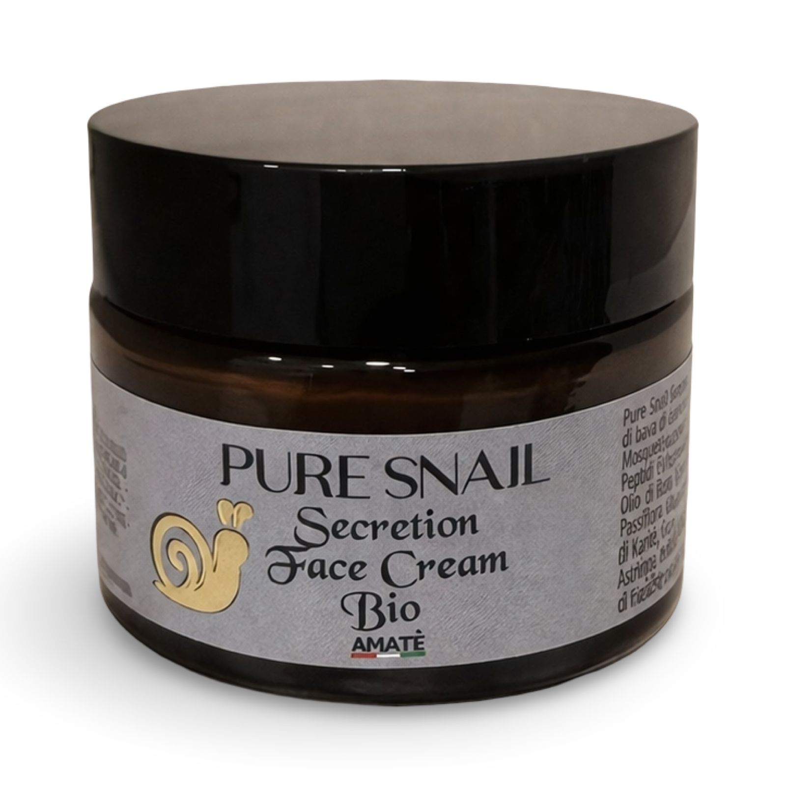 Amatè Crema Viso Bio Bava di Lumaca Pura - Pure Snail Secretion Face C