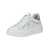 Plateausneaker NERO GIARDINI "Nero Giardini Sneaker Leder/Textil", Damen, Gr. 35, weiß, Leder, Textil, casual, Schuhe