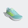 Laufschuh ADIDAS PERFORMANCE "RUNFALCON 5", Gr. 43, semi flash aqua, lucid lemon, core schwarz, Textil, Synthetik, sportlich, Schuhe