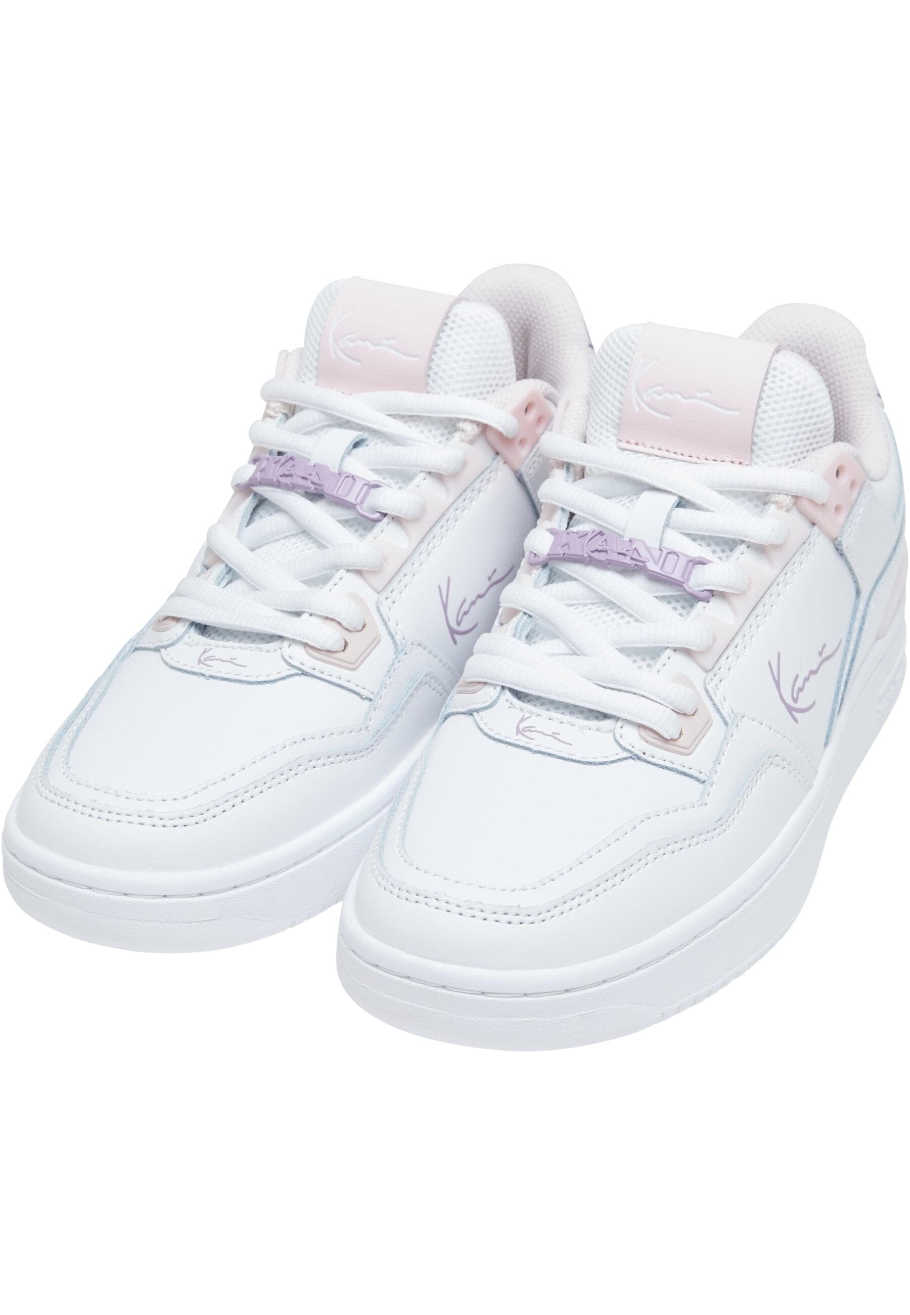Trainingsschuh KARL KANI "Karl Kani Damen KKFWW000380 Karl Kani 89 Lxry", Damen, Gr. 36.5, weiß (weiß, pink, lila), Leder, Schuhe