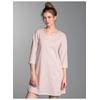 Nachthemd TRIGEMA "TRIGEMA Nachthemd mit Allover-Retro-Print", Damen, Gr. M, US-Größen, lila (lilie), 100% Baumwolle, casual, Kleider