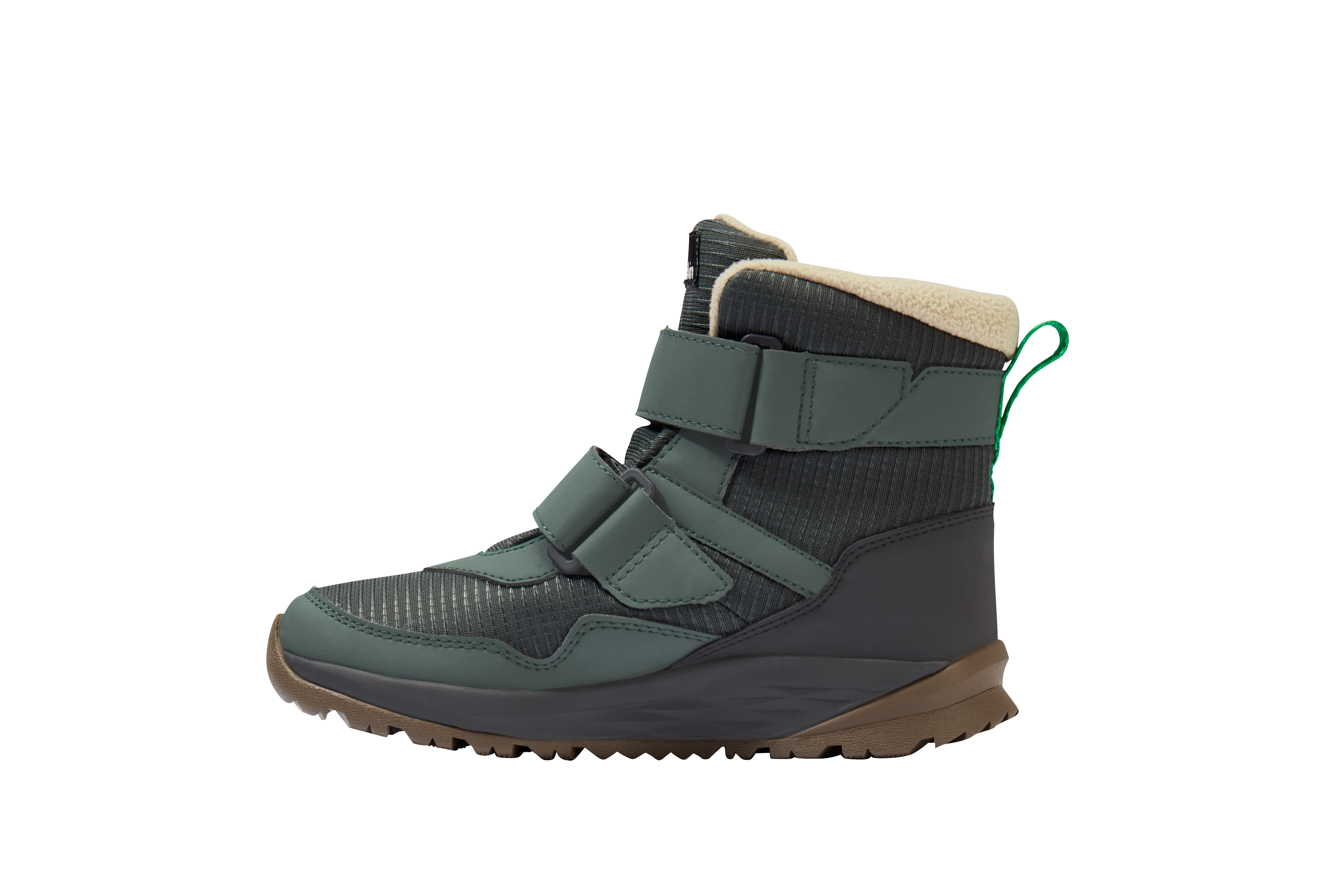 Winterboots JACK WOLFSKIN "POLAR BEAR-B TEXAPORE MID VC K", Damen, Gr. 38, grün (mystic grün), Synthetik, Textil, Sportlich, Schuhe, Snowboots, Winterstiefel, Winterschuhe, wasserdicht & gefüttert Image