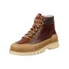 Schnürstiefelette GANT "Gant Stiefelette Leder", Damen, Gr. 46, braun (cognac), Leder, casual, Schuhe
