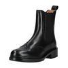 Stiefelette PAVEMENT "Pavement Stiefelette Leder/Textil", Damen, Gr. 39, schwarz, Leder, Textil, casual, Schuhe