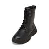 Stiefelette MARC O'POLO "mit Innenzipper", Damen, Gr. 39, schwarz, Obermaterial: 100% Leder (Rind), unifarben, Schuhe