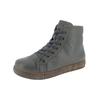Schnürstiefelette ANDREA CONTI "Andrea Conti Stiefelette Leder", Damen, Gr. 41, grau, Leder, casual, Schuhe