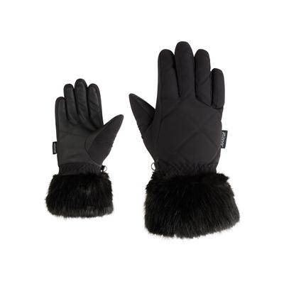 Skihandschuhe ZIENER "LILION-Z glove junior", Kinder, Gr. 6, schwarz, Obermaterial: 100% Polyester; Innenhand: 100% Polyester (recycelt); Futter: 100% Polyester; Wattierung: 100% Polyester, Handschuhe Image