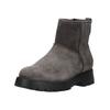 Stiefelette HÖGL "Högl Stiefelette Veloursleder", Damen, Gr. 40, grau (iron), Veloursleder, casual, Schuhe