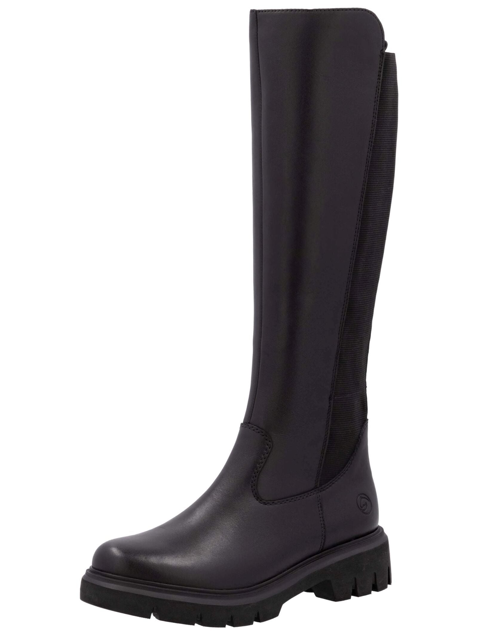 Stiefel REMONTE "Remonte Stiefel Leder/Textil", Damen, Gr. 40, schwarz, Leder, Textil, Schuhe Stiefel