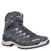 Wanderschuh LOWA "INNOX PRO Gore-Tex MID Ws", Gr. 42, stahlblau, lachs, Synthetik, Textil, sportlich, Schuhe, wasserdicht