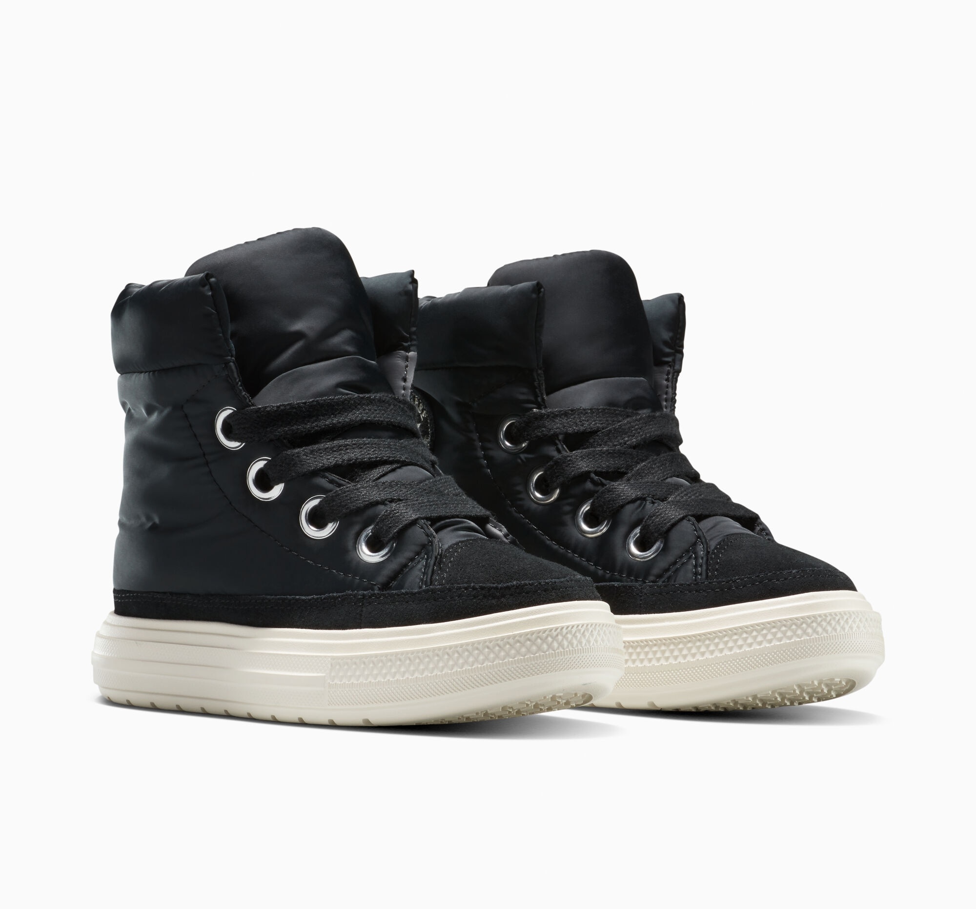 Sneaker CONVERSE "CHUCK TAYLOR ALL STAR ELEMENTS BOOT", Gr. 38, schwarz, egret, schwarz, Polyester, Schuhe Image
