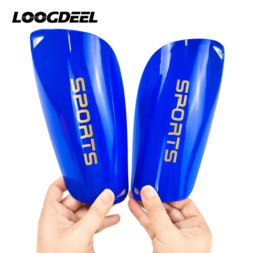 Loogdeel Soccer Shin Guards Football Protectors Pads Shinguards Light Sock Insert Board Boy Training Legging Protective Gear