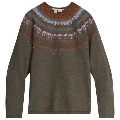 Royal Robbins - Women's Westlands Fairisle Crew - Merinopullover Gr M braun Image