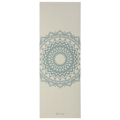 GAIAM - Marrakesh Yogamatte Printed - Yogamatte Gr 61 x 173 x 0,5 cm grau/beige