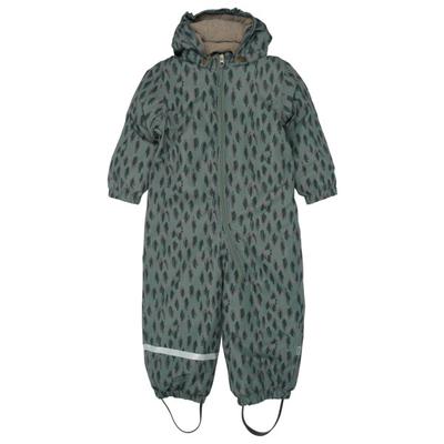 Mikk-Line - Kid's Snow Suit AOP - Overall Gr 86 grau/oliv Image