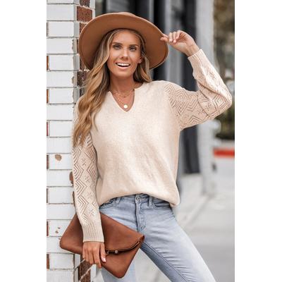 Nothing But Cozy Beige Sweater