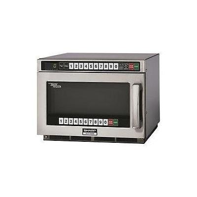 Sharp Heavy Duty Twin Touch Commercial Microwave - 1800 Watt