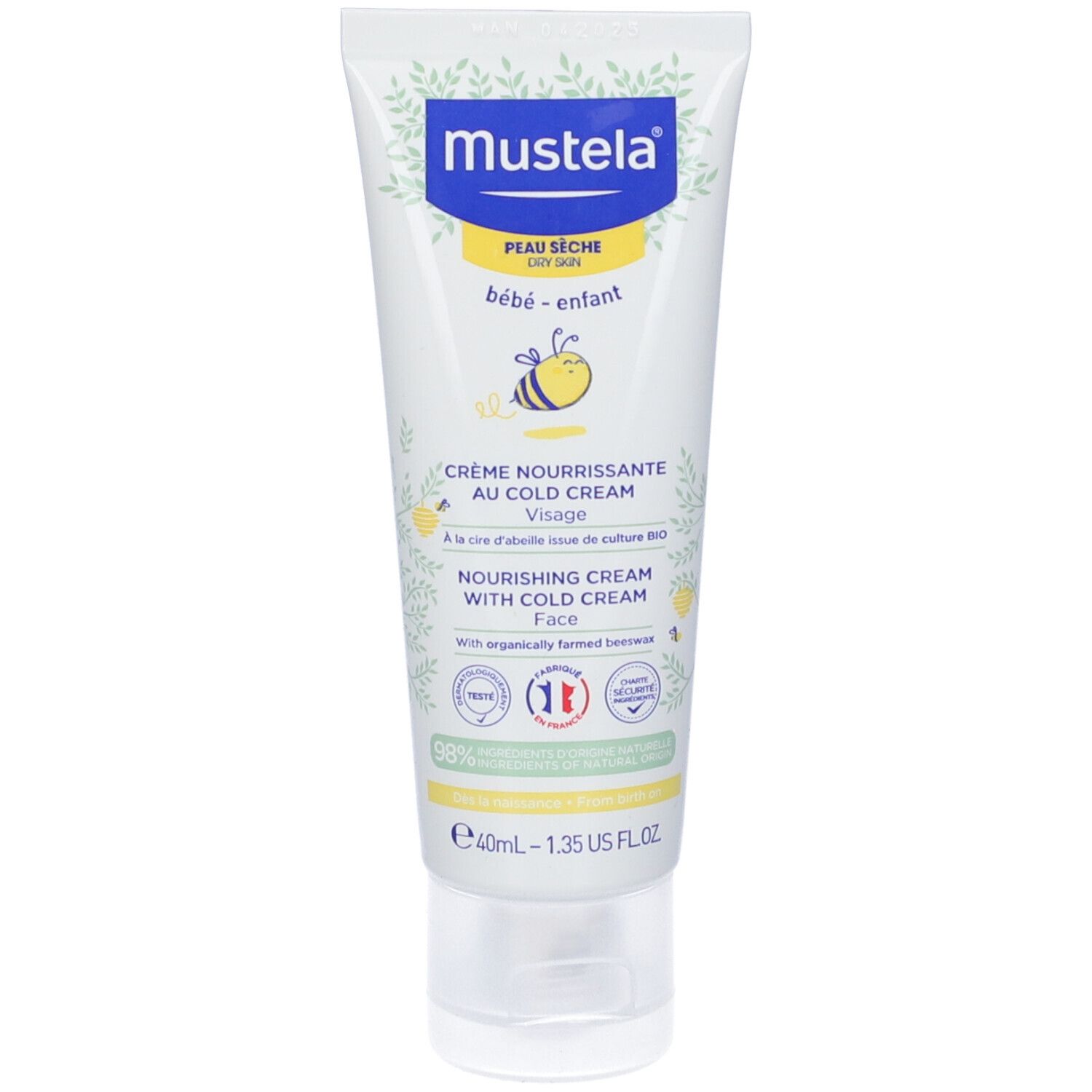 Mustela Crema Viso Nutriente alla Cold Cream 40 ml