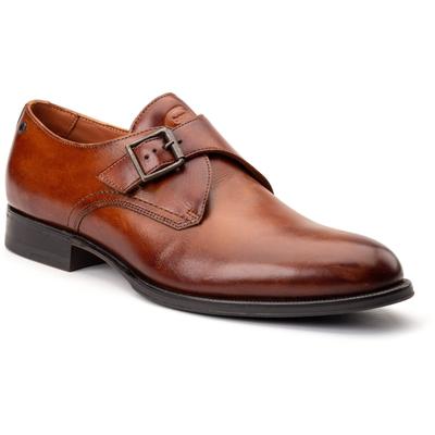 Base London Faraday Leder Herren Schuhe in gebranntem Tan Image