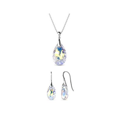 Teardrop Hook Set - Silber und AB Klar Image