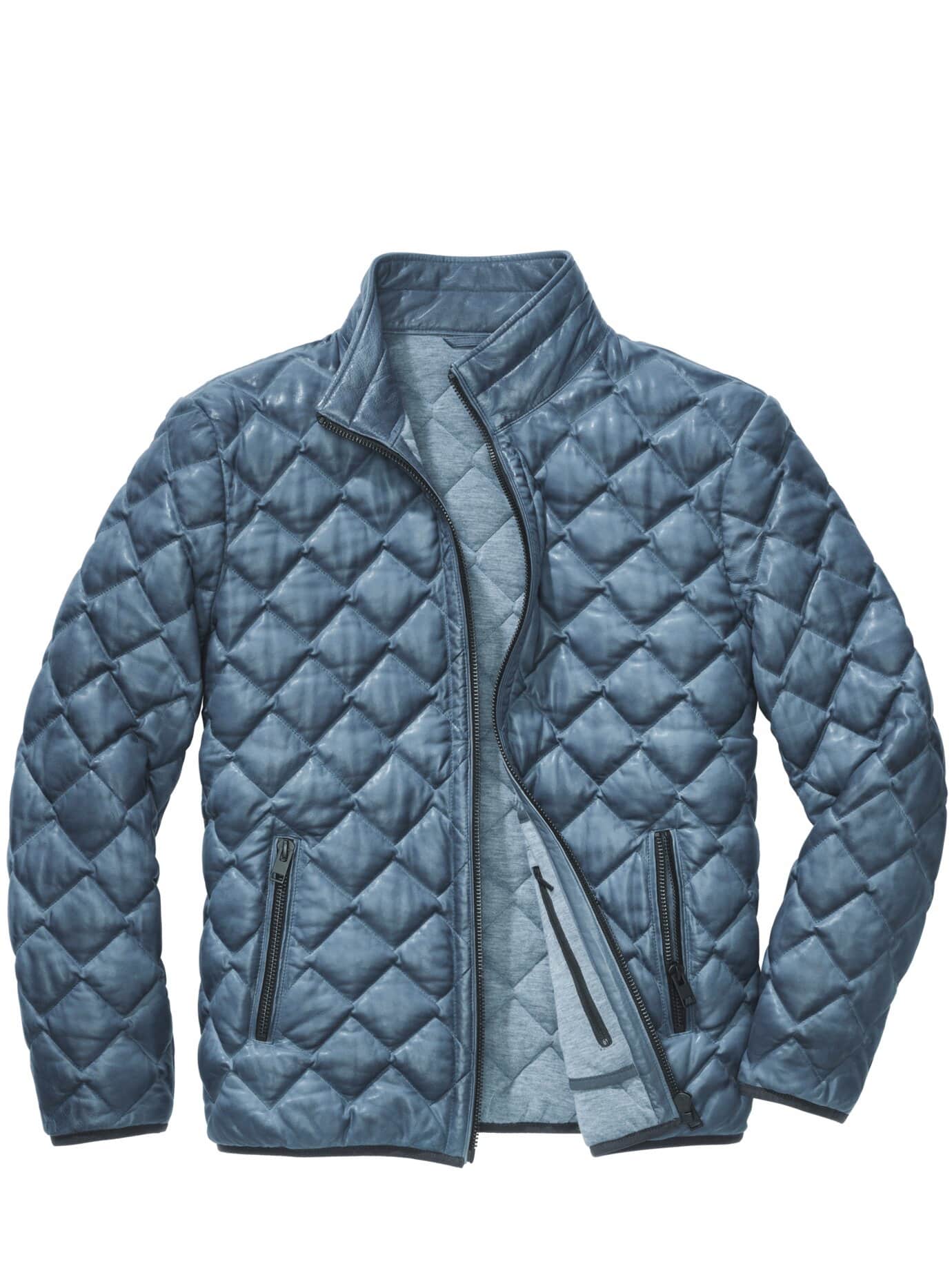 Schwerelose Stepplederjacke Image