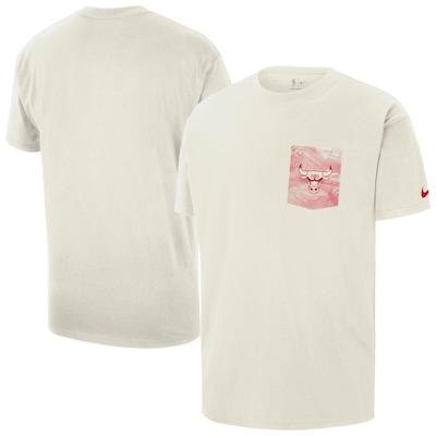 Chicago Bulls Nike Courtside M90 T-Shirt mit Tasche – Herren Image