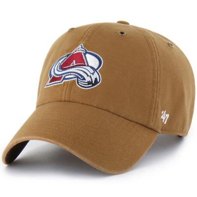 Carhartt x '47 Braune verstellbare Colorado Avalanche Clean Up-Mütze für Herren Image