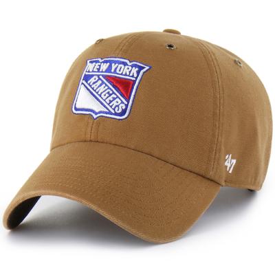 Carhartt x '47 Braune New York Rangers Clean Up Verstellbare Mütze für Herren Image